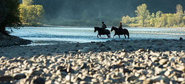 Randonnée équestre Au fil de l'eau